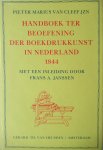 Cleef Jzn, Pieter Marius van - Handboek ter beoefening der boekdrukkunst in Nederland 1844