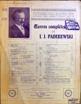 Paderewski, Ignacy Jan: - Menuet Op. 14 No. 1 (Oeuvres complètes...)