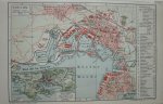 antique map (kaart) - Toulon.