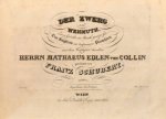 Schubert, Franz: - [D 771, 772] Der Zwerg und Wehmuth. Zwey Gedichte von Musik gesetzt für Eine Singstimme mit Begleitung des Pianoforte, 22tes Werk