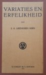 Arendsen Hein, S.A. - VARIATIES EN ERFELIKHEID