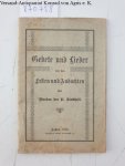 N.N.: - Gebete und Lieder bei den Festen und Andachten des Werkes der heiligen Kindheit: