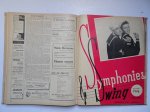 Bosman, Anthony (red.). - Symphonie & Swing; het geïllustreerde, culturele periodiek voor de muziek (Complete jaargang 1946, in één band).