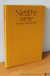 NIETZSCHE, Friederich - Nietzsche Werke. Kritische Gesamtausgabe IX,9 - Neunte Abteilung, Neunter Band, Arbeitshefte W II 6 und W II 7 (WITHOUT CD-ROM!!!)