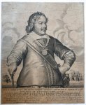 Jan Kralinge (fl. 1716), after Bartholomeus van der Helst (1613-1670) - Antique print, engraving | Portrait of admiral Egbert Meeuwisz. Kortenaer, published ca. 1716, 1 p.