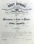 Vandewiele, Joannes: - Cent études mélodiques et progressives sur la solmisation, le style élevé, la mesure et les combinaisons les plus difficiles du rhytme: pour deur voix avec accompagnement de piano Vandewiele, Joannes: - Cent études mélodiques et progressives sur la solmisation, le style élevé, la mesure et les combinaisons les plus difficiles du rhytme: pour deur voix avec accompagnement de piano