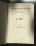 MENNES, J. - ROME   (Serie: Cultuurgetijden, deel III.)