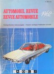  - Automobil Revue / Revue Automobile 1962