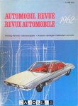  - Automobil Revue / Revue Automobile 1962