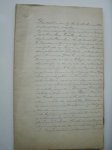 (genealogie, zaanstreek). - (van Orden family). Afschrift akte van boedelbeschrijving der nalatenschappen van Grietje Dekker, Weduwe van Meindert van Orden.