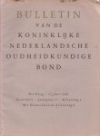 Agt, J.J.F.W. (red.) - Bulletin van de Koninklijke Nederlandsche Oudheidkundige Bond. Zesde serie. Jrg. 13, afl. 3