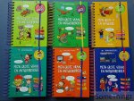 Coll. - Mijn grote vraag- en antwoordboek. 6 delen. 1) Wanneer? 2) Hoe werkt dat? 3) Hoe maak je dat? 4) Wetenschap en uitvindingen! 5) De dinosaurussen. 6) Hoeveel?