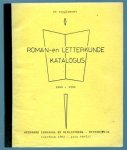 n.n. - Roman en letterkunde katalogus - 4e supplement n.n. - Roman en letterkunde katalogus - 4e supplement