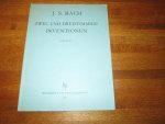 J.S.Bach - Zwei- und dreistimmige inventionen ( Urtext)