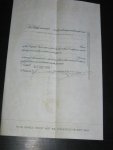 Certificaat - New York, Ontario & Western Railway