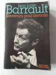 Barrault, Jean-Louis - Souvenirs pour demain Met kranteknipsel