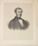  - [Original lithograph, 20th century] Portrait print of professor Abraham Kuenen (1828-1891), 1 p.