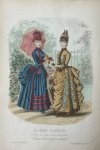  - La mode illustrée Originele litho Toilettes de Mme Coussinet