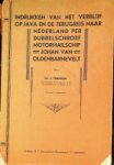 Franken, L - Indrukken van het verblijf op Java en de terugreis naar Nederland per dubbelschroef motormailschip Johan van Oldenbarnevelt