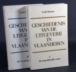 Simons, Ludo. - Geschiedenis van de uitgeverij in Vlaanderen. I: De negentiende eeuw.  II: De twintigste eeuw.