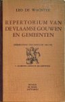 DE WACHTER Leo - Repertorium van de Vlaamse gouwen en gemeenten - Heemkundige dokumentatie 1800-1940 & 1940-1950 [volledig in 6 volumes]