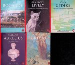 Bogarde, Dirk & Penelope Lively & Graham Greene & Marcus Aurelius & John Updike - 5x Penguin 60's