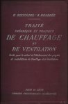 KRABBEE, K./ RIETSCHEL, H. - TRAITE THEORIQUE ET PRATIQUE DE CHAUFFAGE ET DE VENTILATION.