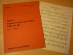 Brahms; Johannes (1833 – 1897) - Sonate für Klavier und Violine A-Dur op. 100; Nach dem Originaldruck (Urtextausgabe) (Urtext); Redactie: Bernhard Stockmann