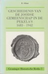 Schut, E. - Groninger historische reeks Bouwstoffen voor een geschiedenis van de Joden in Groningen en Oost-Friesland Geschiedenis van de Joodse gemeenschap in de Pekela's 1683-1942
