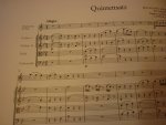 Mozart. W.A. (1756 – 1791) - Quintettsatz in B-dur; KV Anhang 91 (516c);  fur Klarinette, 2 Violinen, Viola und Violoncello (Casper Diethelm)