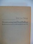 Stevenson Robert Louis - De ontvoering van David Balfour