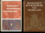 CHARITE,J. (eindredactie) - BIOGRAFISCH WOORDENBOEK VAN NEDERLAND deel 1-5 ()mist deel 6)