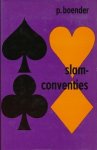 Boender, P. - Slam-conventies.
