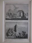 Winsen. - 't Huis de Oude Tempel by Winsen, 1732/ 't Dorp Winsen in 't Rijk van Nymegen, 1732.