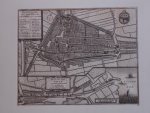 Edam. - Grondtekening der Stad Edam. Haven der Stad Edam. Oorgat genaamd.