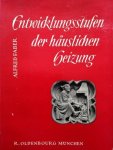 Faber, Alfred - Entwicklungsstufen der häuslichen Heizung. 1. Teil. Zur Geschichte ihrer Technik, insbesondere des eisernen Zimmerofens. 2. Teil. Vom Werdegang des Hausschornsteins und der Feuerordnungen