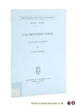 Ménard, Jacques É. - L'Authentikos Logos. Ménard, Jacques É. - L'Authentikos Logos.