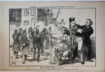 Braakensiek, Johan (1858-1940) - [Original lithograph/lithografie by Johan Braakensiek] Themis door Mr. Hartogh in eere hersteld, 19 Juni 1887, 1 pp.