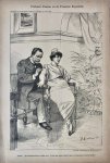 Braakensiek, Johan (1858-1940) - [Original lithograph/lithografie by Johan Braakensiek] Professor Pasteur en de Fransche Republiek, 1 October 1893, 1 pp.