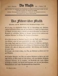 - Die Musik. Monatsschrift. Organ des Amtes fur Kunstpflege. XXXI. Jahrgang. Erster-Zweiter Halbjahresband. Oktober 1938 - März 1939 ; April-September 1939 - Die Musik. Monatsschrift. Organ des Amtes fur Kunstpflege. XXXI. Jahrgang. Erster-Zweiter Halbjahresband. Oktober 1938 - März 1939 ; April-September 1939
