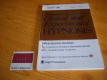 Nash, Michael R. (ed.) - The International Journal of Clinical and Experimental Hypnosis, October 2001, Volume 49, No. 4