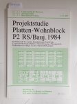 Landesinstitut für Bauwesen und angewandte Bauschadensforschung NRW: - Projektstudie Platten-Wohnblock P2 RS/Bauj. 1984 :