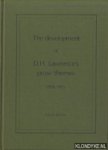 Veen, B.K. van der - The development of D.H. Lawrence's prose themes 1906-1915