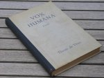 VRIES Th. de - Vox Humana