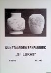 Kunstaardewerkfabriek "St. Lukas" - Kunstaardewerkfabriek "St. Lukas", Utrecht, Holland