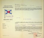 SMN - Vrachtbrief SMN ss Grotius 1924