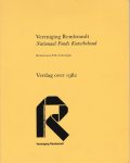 Vereniging Rembrandt - Verslag over het jaar 1982