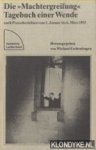 Eschenhagen, Wieland - Die 'Machtergreifung' tagebuch einer wende. Nach presseberichten vom 1 januar bis 6 marz 1933
