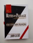 LUCHT, JOHN, - Rites of Passage at $100,000 +.