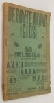 A.V.R.O./ V.A.R.A/ K.R.O. - - Bonte avond gids. 65 melodiën, uitgezonden door A.V.R.O., V.A.R.A., K.R.O. Uitgave 1939